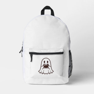Schattige Halloween Geest Fotograaf Bedrukte Rugzak