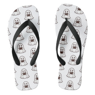 Schattige Halloween Geest Fotograaf Teenslippers