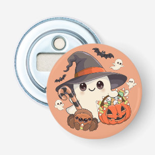 Schattige Halloween Geest Kawaii Stijl Button Flesopener