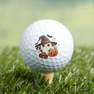 Schattige Halloween Geest Kawaii Stijl Golfballen