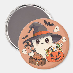 Schattige Halloween Geest Kawaii Stijl Magneet