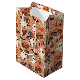 Schattige Halloween Geest Kawaii Stijl Medium Cadeauzakje