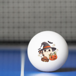 Schattige Halloween Geest Kawaii Stijl Pingpongbal