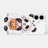 Schattige Halloween Geest Panda Pompoen Snoep iPho Case-Mate iPhone Case (Achterkant (horizontaal))