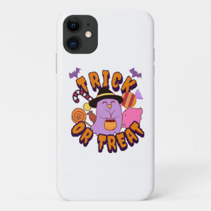 Schattige Halloween Geest Trick or Treat Case-Mate iPhone Case