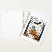 Schattige Halloween-geesten en Jack O Lantern-bos Planner (Display)