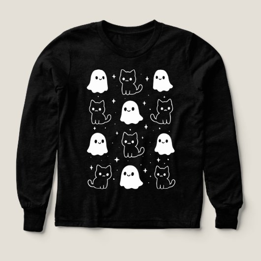 Schattige Halloween-geesten Kawaii Kitten (Voorkant)