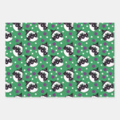 Schattige Halloween Ghost Boo Sign Inpakpapier Vel (Voorkant)