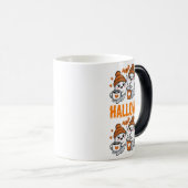 Schattige Halloween Ghost Coffee Design Magische Mok (Voorkant rechts)