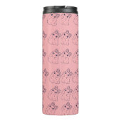 Schattige Halloween Ghost Design Thermosbeker (Achterkant)