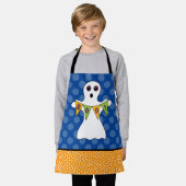 Schattige Halloween Ghost gezegde Boo! Schort (Gedragen)