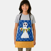 Schattige Halloween Ghost gezegde Boo! Schort (Insitu)