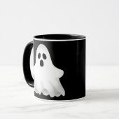Schattige Halloween Ghost Mok (Voorkant links)