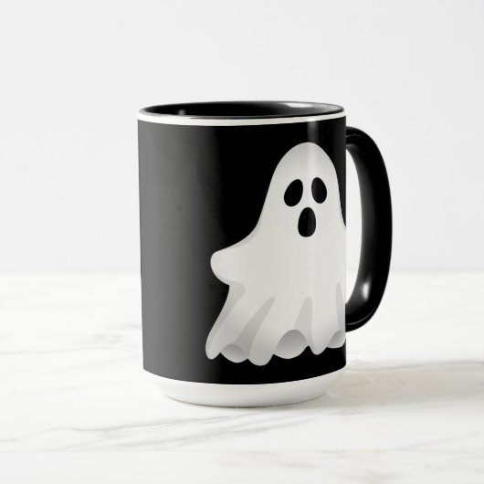Schattige Halloween Ghost Mok (Voorkant rechts)