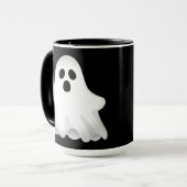 Schattige Halloween Ghost Mok (Voorkant links)