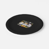 Schattige Halloween Ghost Nurse Trio met medische  Papieren Bordje (Gekanteld)