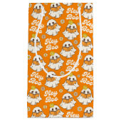 Schattige Halloween Ghost Retro Spooky Boo Sinaasa Klein Cadeauzakje (Voorkant)