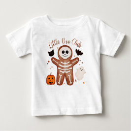 Schattige Halloween-gingerbrodskelet Little Boo