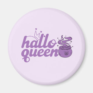 Schattige Halloween, Halloween Queen, Halloqueen, Magneet