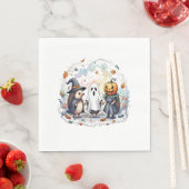 Schattige Halloween Hedgehogs kostuum Servet (Insitu)