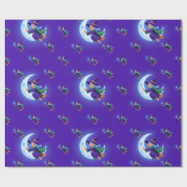 Schattige Halloween heks, grillige heks, Cadeaupapier