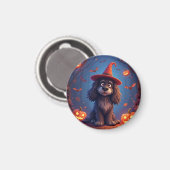 Schattige Halloween hond Magneet (Voorkant / Achterkant)