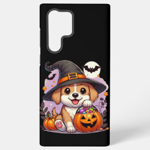 Schattige Halloween hond/puppy Samsung Galaxy Hoesje