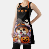 Schattige Halloween hond/puppy Schort (Insitu)