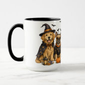 Schattige Halloween-honden Mok (Links)