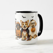 Schattige Halloween-honden Mok (Voorkant rechts)