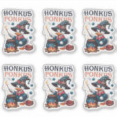 Schattige Halloween Honkus Ponkus Sticker (Voorkant)