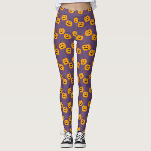 Schattige Halloween Jack 'O Lantern Leggings