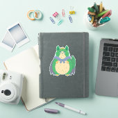 Schattige Halloween Kat Sticker (iPad Cover)