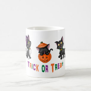 Schattige Halloween katten Koffiemok