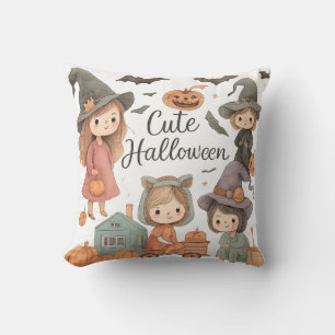 Schattige Halloween Kussen – Beer Witch Mummy Cart