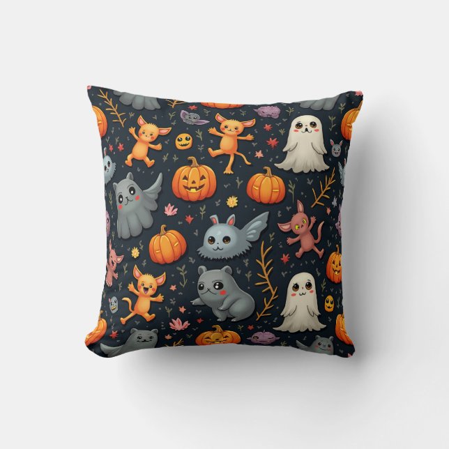 Schattige Halloween kussenkussen Kussen (Voorkant)