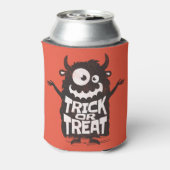 Schattige Halloween monster Blikjeskoeler (Blikje Achterkant)