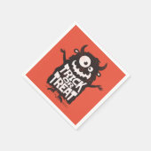 Schattige Halloween monster Servet (Hoek)