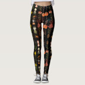 Schattige Halloween monsterpatroon Leggings (Voorkant)