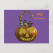 Schattige Halloween Mouse Trio Briefkaart (Voorkant)