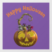 Schattige Halloween Mouse Trio Raamsticker (Vel)