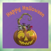 Schattige Halloween Mouse Trio Raamsticker (Vel 3)