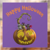 Schattige Halloween Mouse Trio Raamsticker (Vel 2)