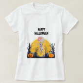 Schattige Halloween Mummy T-Shirt | Grappig Spooky (Design voorkant)