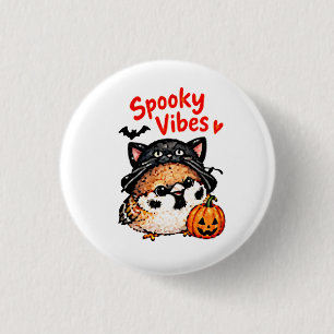 Schattige Halloween Mus Chibi Manga Anime Cartoon  Ronde Button 3,2 Cm