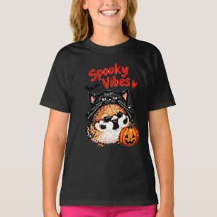 Schattige Halloween Mus Chibi Manga Anime Cartoon T-shirt