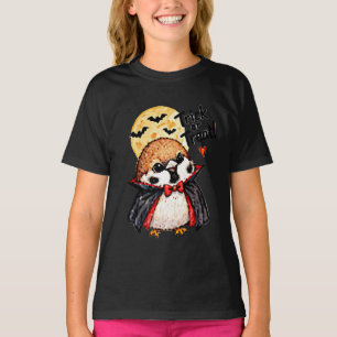 Schattige Halloween Mus Chibi Manga Anime Dracula T-shirt