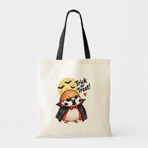 Schattige Halloween Mus Chibi Manga Anime Dracula Tote Bag