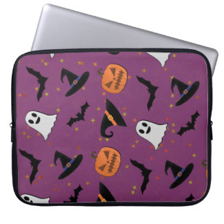 Schattige Halloween naadloos patroon Laptop Sleeve