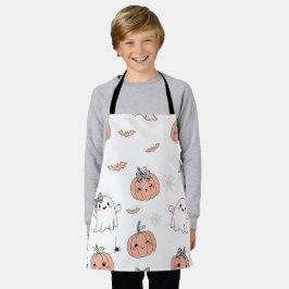 Schattige Halloween naadloos patroon Schort